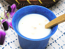 青豌豆のレシピ　青豌豆の冷製スープ